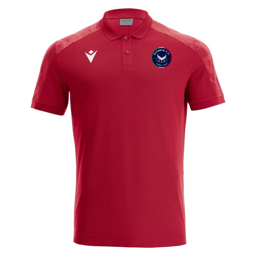Olympia Football Club Rock Polo - Red