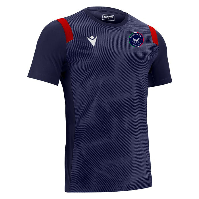 Olympia Football Club Rodders Match Shirt - Navy/Red