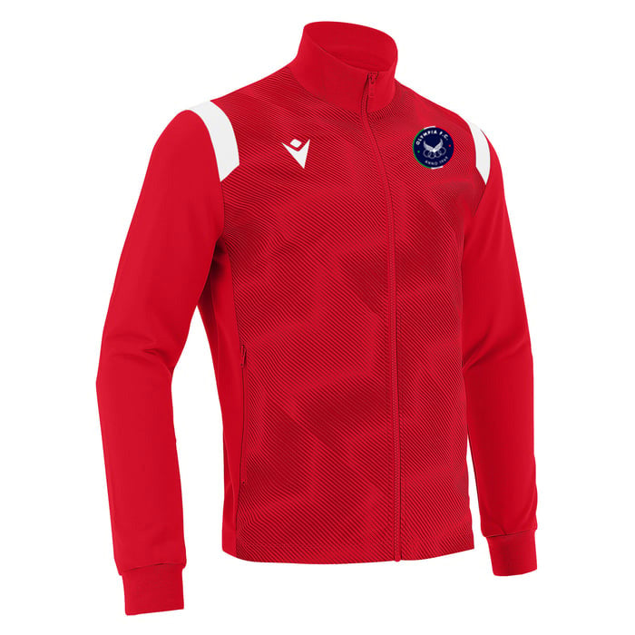 Olympia Football Club Bendis Full-Zip Jacket - Red/White