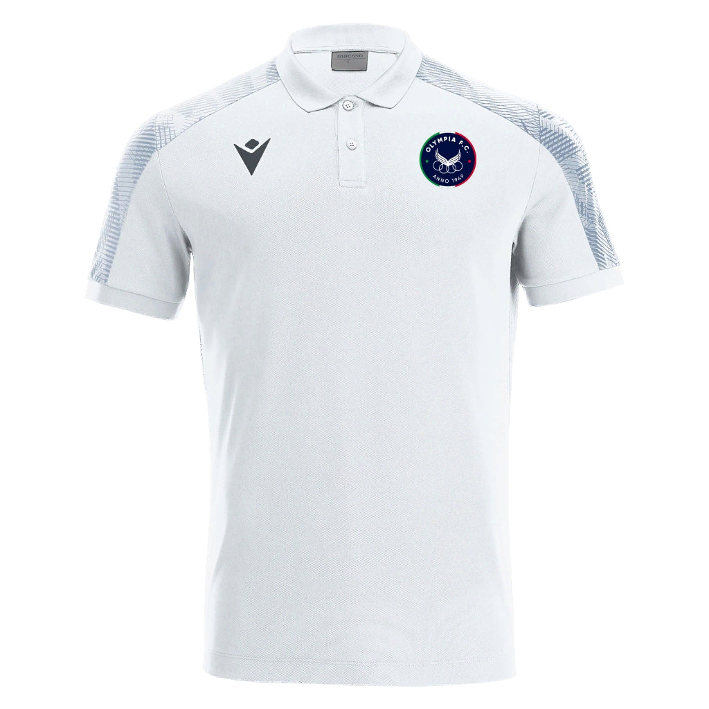 Olympia Football Club Rock Polo - White