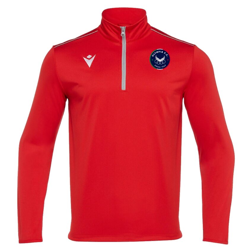Olympia Football Club Havel 1/4 Zip Top - Red
